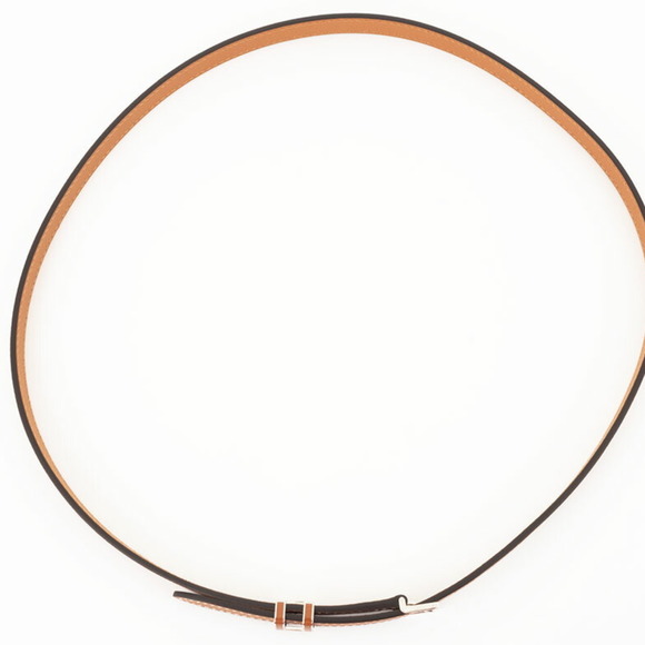 Hermes Belt Pop H 15 80cm H081087CK37080 Epsom Leather Gold Women's HERMES - Picture 6 of 8